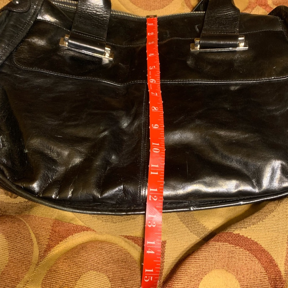 Kenneth Cole Black Leather tote - Picture 7 of 11